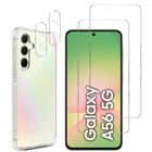 Coque antichoc pour Samsung Galaxy A56 5G et 2 Verres Trempé écran et 2 Protections Caméra Phonillico®