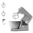 Robot pâtissier Chef - KENWOOD - KVC3100S - Bol Inox 4,6 L - Pétrin, fouet et batteur inclus - 1000 W - Argent