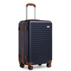Kono Valise Grande 76x50x31cm Valise Soute en ABS Légere Valise Rigide 4 roulettes Valise de Voyage avec Serrure TSA, 99L, Marine