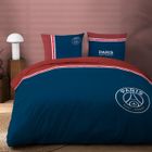 Parure de lit 100% Coton imprimée PSG Minimaliste 240x220+2x63x63cm