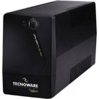 Tecnoware Onduleur 750VA pour PC/Modem, protection surtension et coupure pour PC, modem, vidéosurveillance, NAS, POS