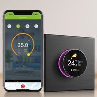 Thermostat Connecté WiFi avec Télécommande et Commande Vocale - Hombasing