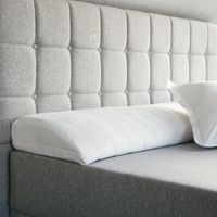 Dreamway - Traversin Pupitre Latex - 90 cm - Traversin latex - Confort ferme - Housse 100% coton