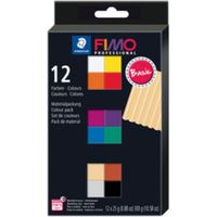 FIMO PROFESSIONAL Kit de pâte à modeler, kit de 12 0,000000 Noir