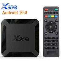X96Q TV Box Android 10.0 boitier Tv H616- 2G+16G /4K HD Multimedia WiFi 2.4G , Lecteur multimedia Boite TV -b21