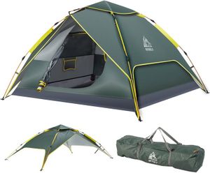 TENTE DE CAMPING Tente Pop-Up Automatique Pour 3 4 Personnes - Tent