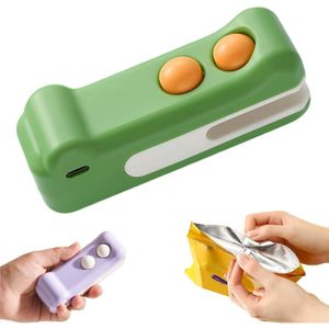 Mini Scelleuse De Sacs Rechargeable USB - 2 En 1 (scellage + Coupeur) - Pour Conserver Aliments Et Snacks