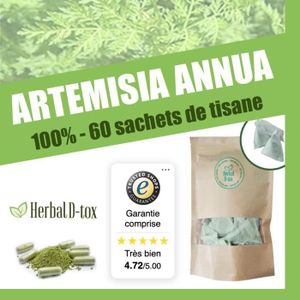 COMPLEMENTS ALIMENTAIRES - VITALITE Infusion Complement Renforcement De L'organisme - Artemisia Annua L (Artémisinine / Armoise) 100% - 60 sachets