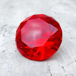 MARCHANDE 8 cm rouge - Big Diamond Gem Toys pour garçons et filles, fête d'anniversaire, cadeaux drôles