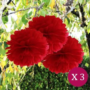 LIHAO 12 Pompons Fleur Papier de Soie Boules /à Suspendre pour D/écoration F/ête Mariage Anniversaire Baby Shower etc 18 Ballons de Baudruche 12 pouce
