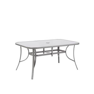 TABLE DE JARDIN  Table de jardin - Blanc - Rectangulaire