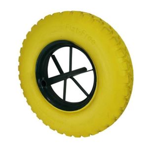Roue /& Pneumatique 4 /Épaisseur 15 Pneu 4.80//4.00-8 Noir /& Roulement Pour Brouette