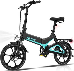 VÉLO ASSISTANCE ÉLEC HITWAY Vélos électriques pliable de 16