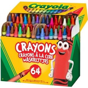 CRAYON DE COULEUR Crayola crayons de cire 64 pièces