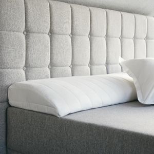 TRAVERSIN Dreamway - Traversin Pupitre Latex - 90 cm - Traversin latex - Confort ferme - Housse 100% coton