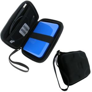 Multifonctions etui Sac Housse Pochette Case rigide pour disque durs externes portables 2,5 pouces anti-choc leau SODIAL Noir R