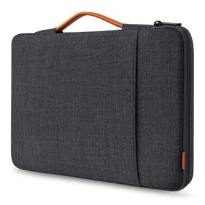 Voova Housse Macbook Air 13 Pochette Ordinateur Portable 11.6 12-12.9 13.3  Pouces (30,5×21,5×2,5CM) Protection 360° Sacoche pour Macbook Pro 13 13.6  IPad Pro 12.9 Surface Pro, Noir : : Informatique