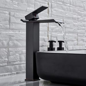 kisimixer moderne robinet salle de bain Cascade Design Elégant robinet lavabo