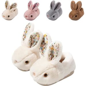 Chaussons Lapin Cerise 6-12 mois Rose/Blanc