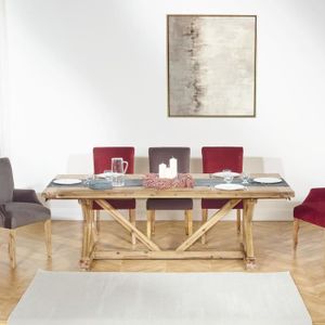 TABLE À MANGER SEULE Table de repas - ROBIN DES BOIS - Walter - Rectang