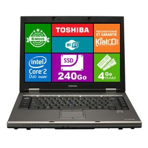 Vente PC Portable ordinateur portable 15 pouces TOSHIBA TECRA A9 core 2 duo,4 go ram 240 go ssd disque dur,windows 7 pas cher Vente PC Portable ordinateur portable 15 pouces TOSHIBA TECRA A9 core 2 duo,4 go ram 240 go ssd disque dur,windows 7 pas cher
