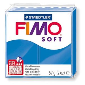 KIT MODELAGE FIMO Boîte 6 Pièces Fimo Soft Bleu Pacifique N°37