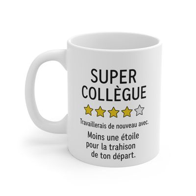 Tasse de travail drôle - France