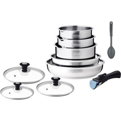 ARTHUR MARTIN Batterie de cuisine induction 10pcs