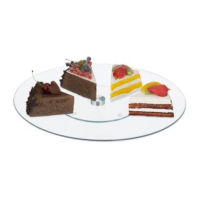 Plateau Tournant Décoratif « Akacia » - Diamètre 50 Cm - Pour Présentation De Plats, Desserts Ou Décoration De Table - 7