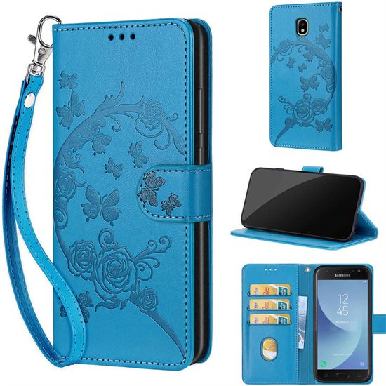 Housse pour Samsung Galaxy J3 2017 SM-J330 Cuir PU Coque avec