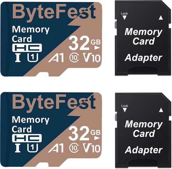 TRANSCEND Carte MicroSD 2 Go, Transcend, avec adaptateur | Cartes SD