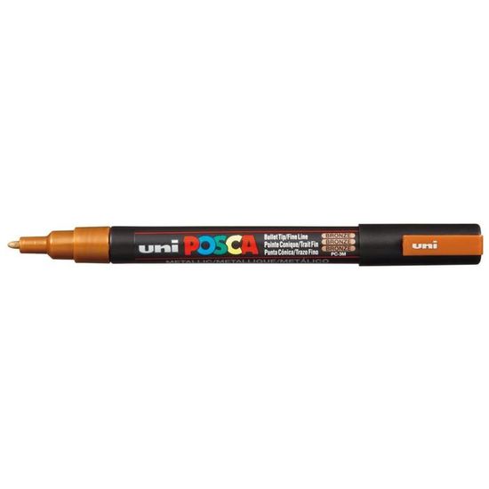 Mitsubishi Pencil-8 Marqueurs Pc3M-Pointe Conique Pointe Fine-Marqueurs Peinture À Base D'Eau-Tout Support-Pour Papier,Textile,Ver - Beaux-Arts et Loisirs créatifs