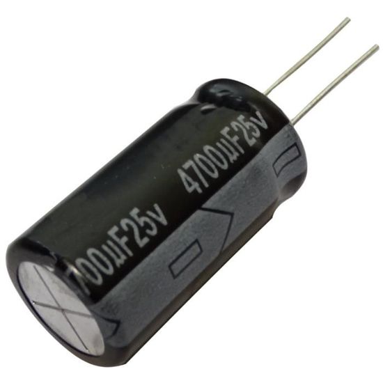 Lot De Condensateurs Chimiques 4700µF 25V - Neufs, Température -40 à +105°C, Fabrication Chine