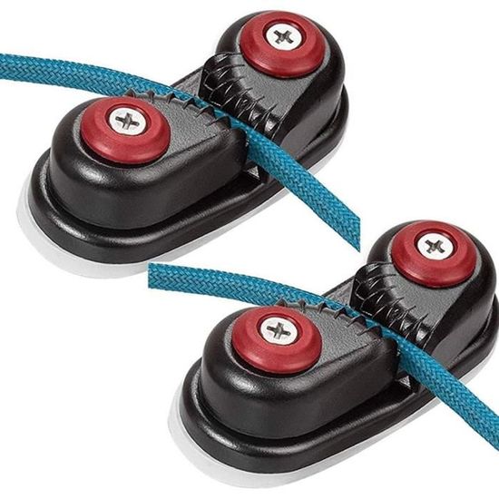 Crampon à Came De Bateau à Voile, Design Progressif à Dents De Came à Roulement à Billes, Convient Pour Corde De 3 à 12 Mm, Pour Voile, Kayak