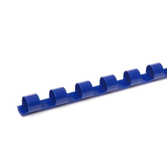 Peignes De Reliure Plastique Bleu 14 Anneaux A5 - Lot De 50, Pour Machine à Relier Standard, épaisseur 10 Mm