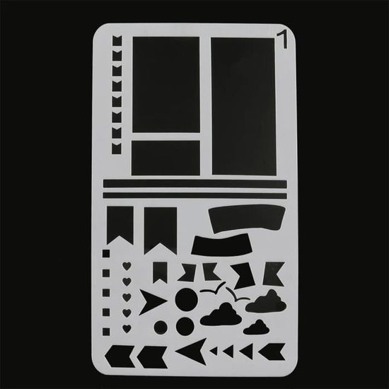 Tampon En Silicone Transparent - Pochoir Réutilisable Pour Scrapbooking, Cartes - 14.5x20 Cm
