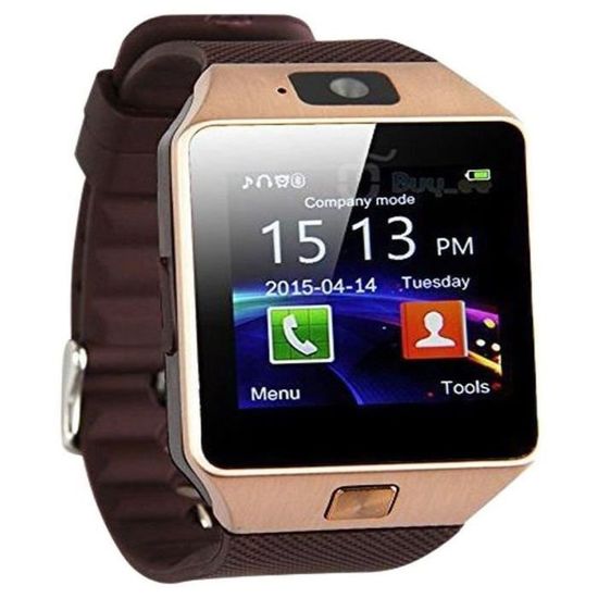 Montre Connectée compatible Alcatel One Touch Idol Mini - MELELILYA® Smart  Watch Bluetooth avec Caméra - compatible Samsung Huawei