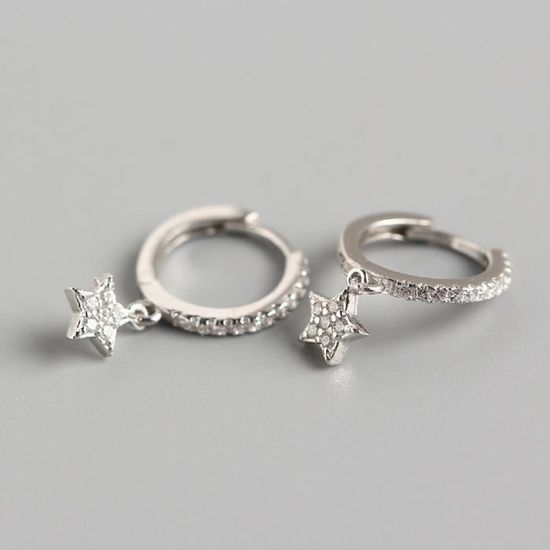 Boucles D'oreilles Créoles Minimalistes En Métal - Bijoux Tendance Pour Femme