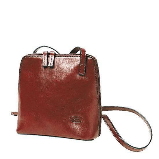 pochette cuir marron