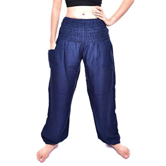 Pantalon Portefeuille Pour Femme, Pantalon Hippie - Imprimé Floral, Pantalon Fluide Petites à