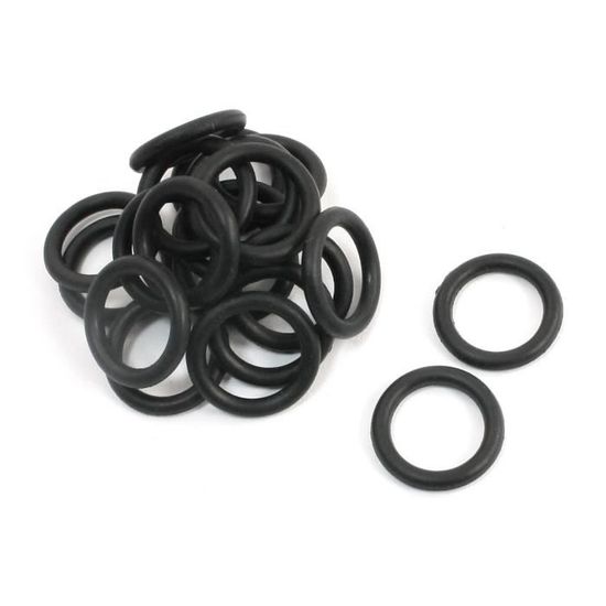 Sourcing Map Joint Torique 27mm OD 19mm ID 4mm Largeur Métrique Nitrile