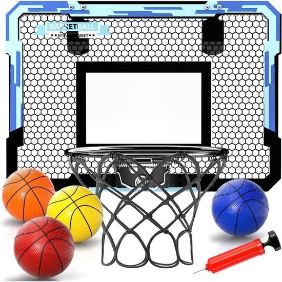 Aufun Mini panier de basket-ball d'intérieur pour enfants avec tableau de  bord électronique et son, avec balles et pompe - Cdiscount Sport