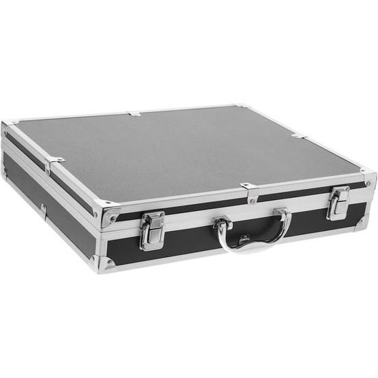 Boîte De Rangement En Alliage Aluminium Pour Jetons - Mallette Transport 300 Jetons - Avec Serrure - Pour Jeux De Société, Poker, Collection
