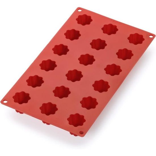 Moule Silicone Mini Cannelés 18 Cavités – Ø3,5 Cm Antiadhésif, Idéal Pour Canelés Bordelais, Muffins, Chocolats & Desserts