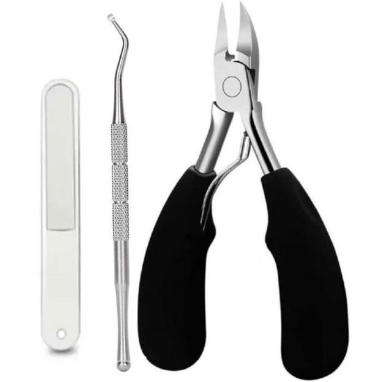 Coupe-ongles De Pied Professionnel En Acier Inoxydable - Pour Ongles Incarnés - Design Ergonomique Bleu