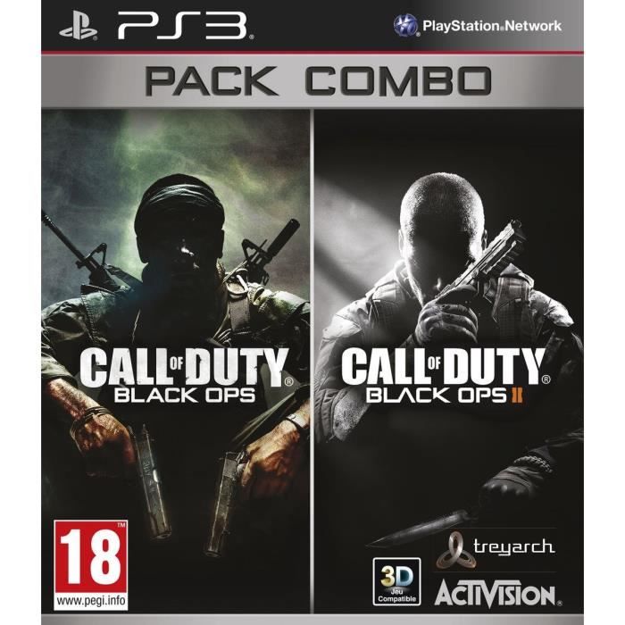 Jeux PS3 Activision Pack Combo Call Of Duty : Black Ops + Call Of Duty : Black Ops II