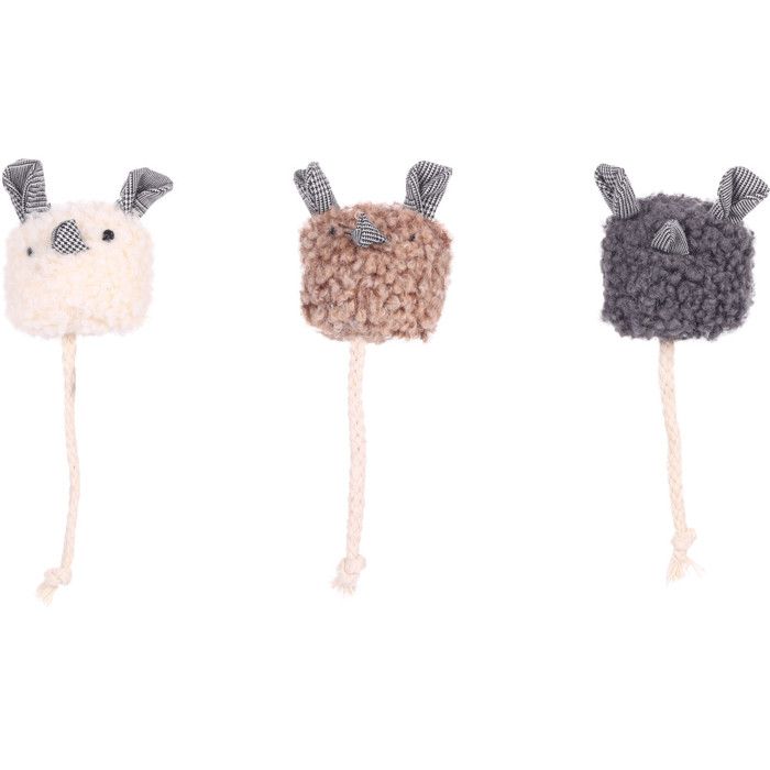 1 souris ronde SUAVA 15 cm jouet pour chat couleur aléatoire - Flamingo 1 souris ronde SUAVA 15 cm jouet pour chat couleur aléatoire - Flamingo