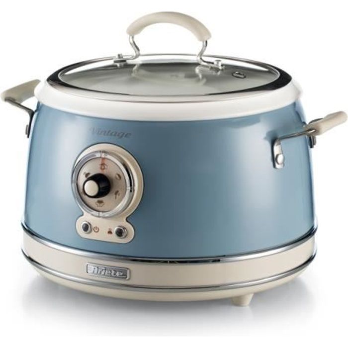 Autocuiseur et cuiseur à riz Vintage Ariete (Groupe De'Longhi) - bleu mod. 2904/3