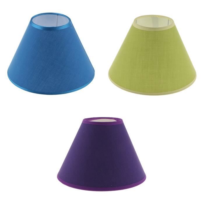 Tissu Abat-jour Lampe de table Abat-jour Lampe de chevet Lampe de chevet Abat-jour Bleu
