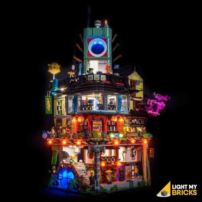 Kit Light My Bricks Lumières Pour LEGO Ninjago City Docks 70657 - Jeu de construction